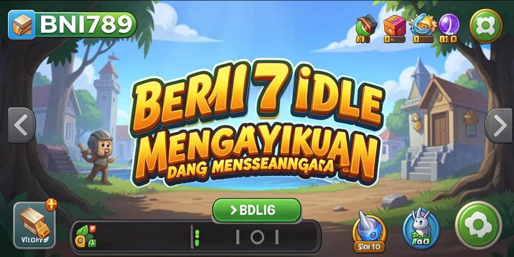 Tangkapan layar gameplay BNI789 yang menampilkan aktivitas idle yang menarik.