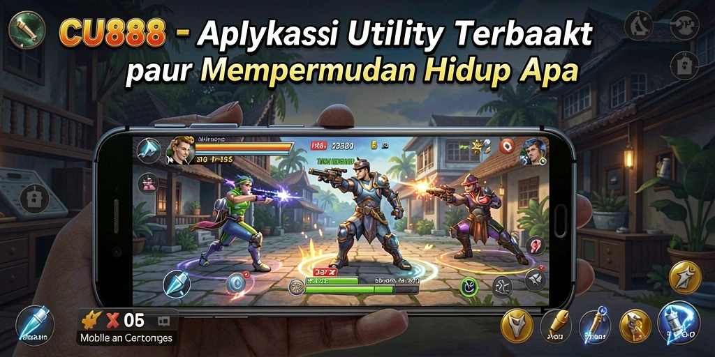 Tampilan intuitif dan fungsional dari CU888 untuk utility.