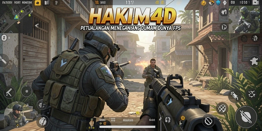 Tampilan gameplay intens di <strong>HAKIM4D</strong> saat bertempur di arena.