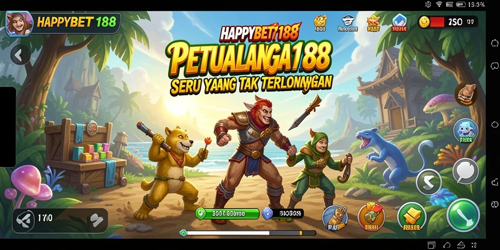 Gameplay seru dalam <strong>HAPPYBET188</strong> yang penuh petualangan dan tantangan.