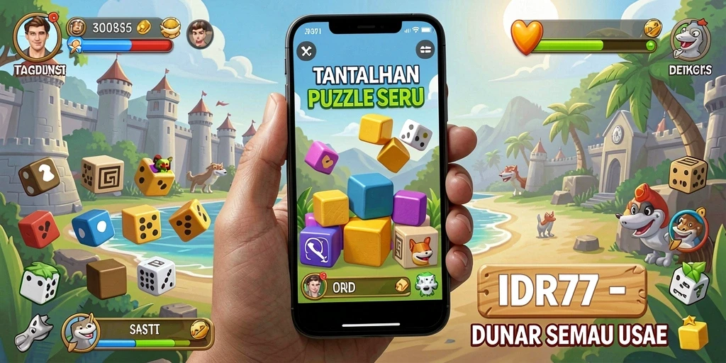 Tampilan gameplay IDR77 yang menantang dalam teka-teki Puzzle.