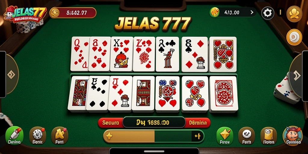 Screenshot JELAS777 yang menunjukkan momen seru permainan Domino.