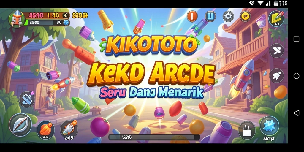 Tampilan gameplay KIKOTOTO yang seru dan penuh warna.