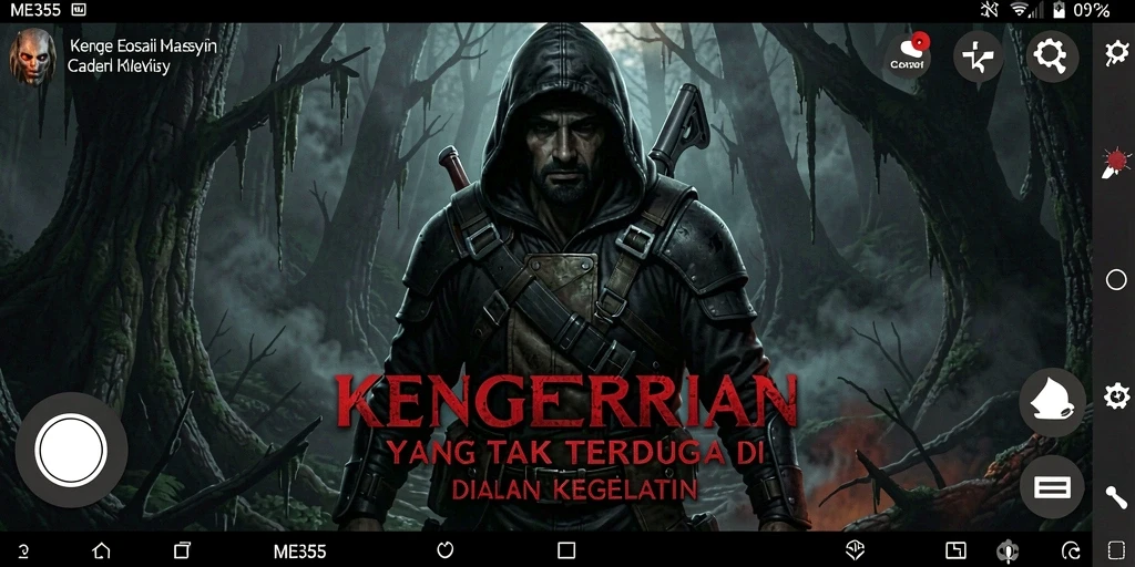 Tampilan menyeramkan dari gameplay ME355 yang penuh ketegangan.