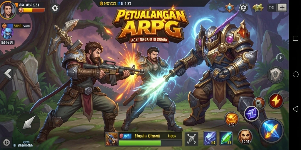 Gameplay seru dalam MPO1221 dengan petualangan aksi yang menantang.