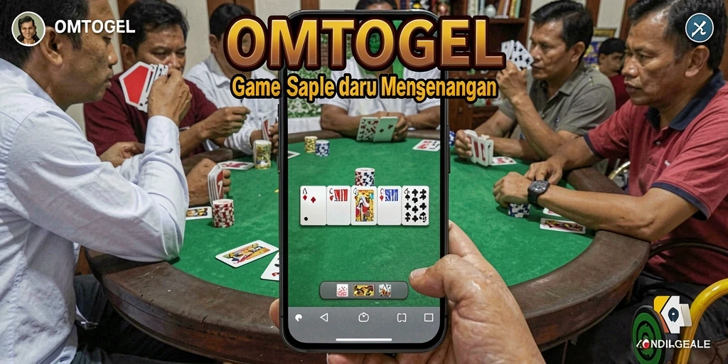 Tangkapan layar gameplay Gaple yang seru di OMTOGEL.