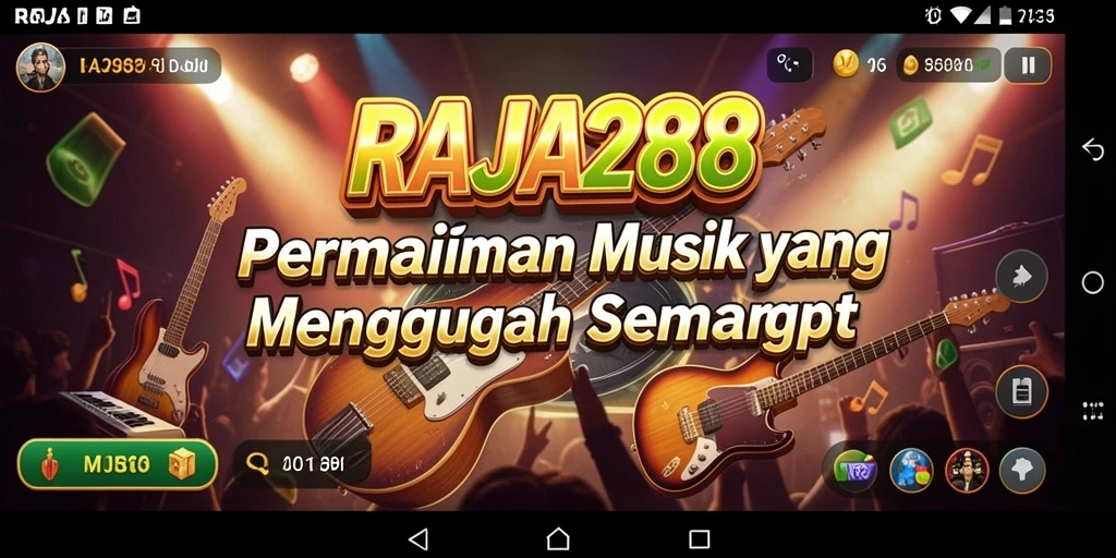 Tampilan utama gameplay RAJA288 yang penuh warna dan menarik.