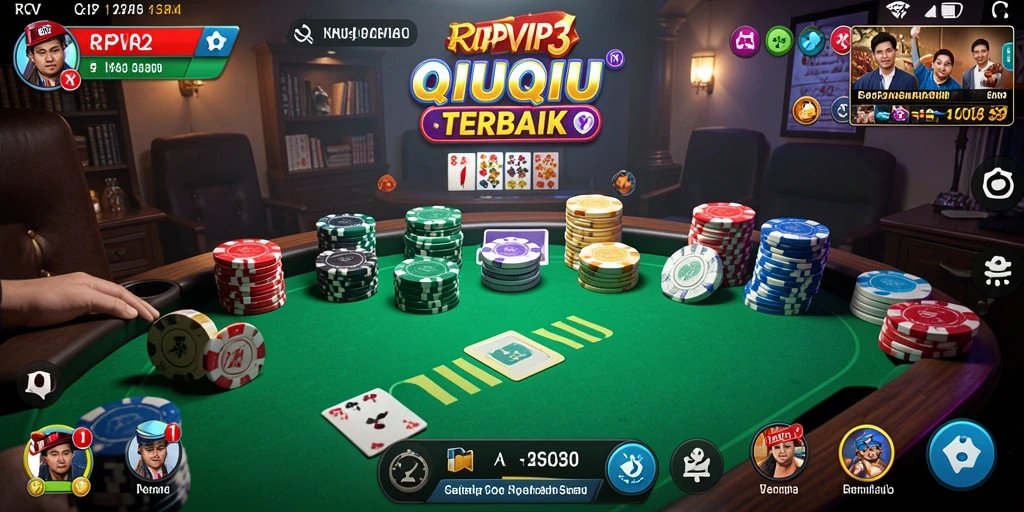 Tampilan gameplay QiuQiu yang seru dan menantang.