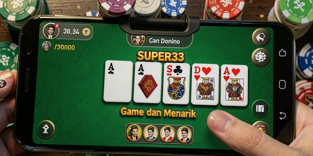 Tampilan permainan Domino SUPER33 yang seru dan penuh aksi.